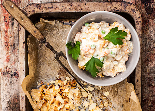 Bramborový salát z dýně podle Lady Noskové