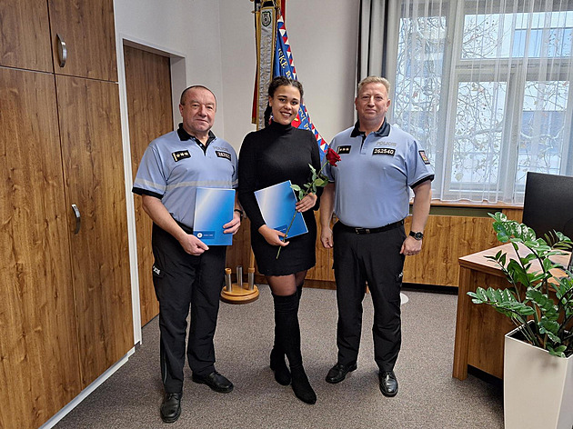 editel hradecké krajské policie Petr Sehnoutka (vpravo) a trutnovský policejní...