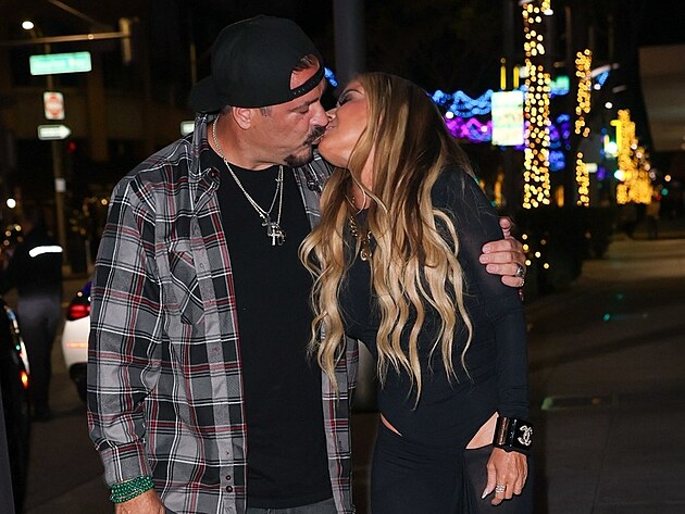 Franco Vescovi a Carmen Electra (Beverly Hills, listopad 2025)