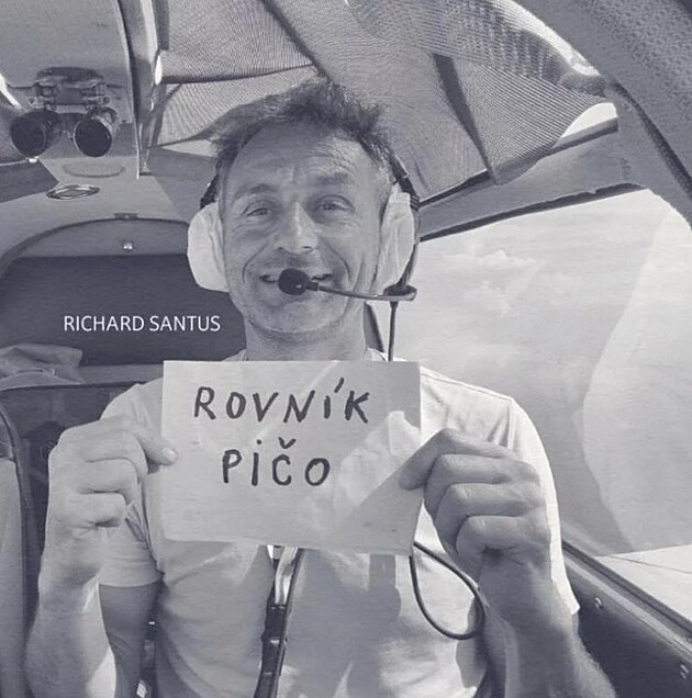 Obal knihy Richarda Santuse Rovník pičo