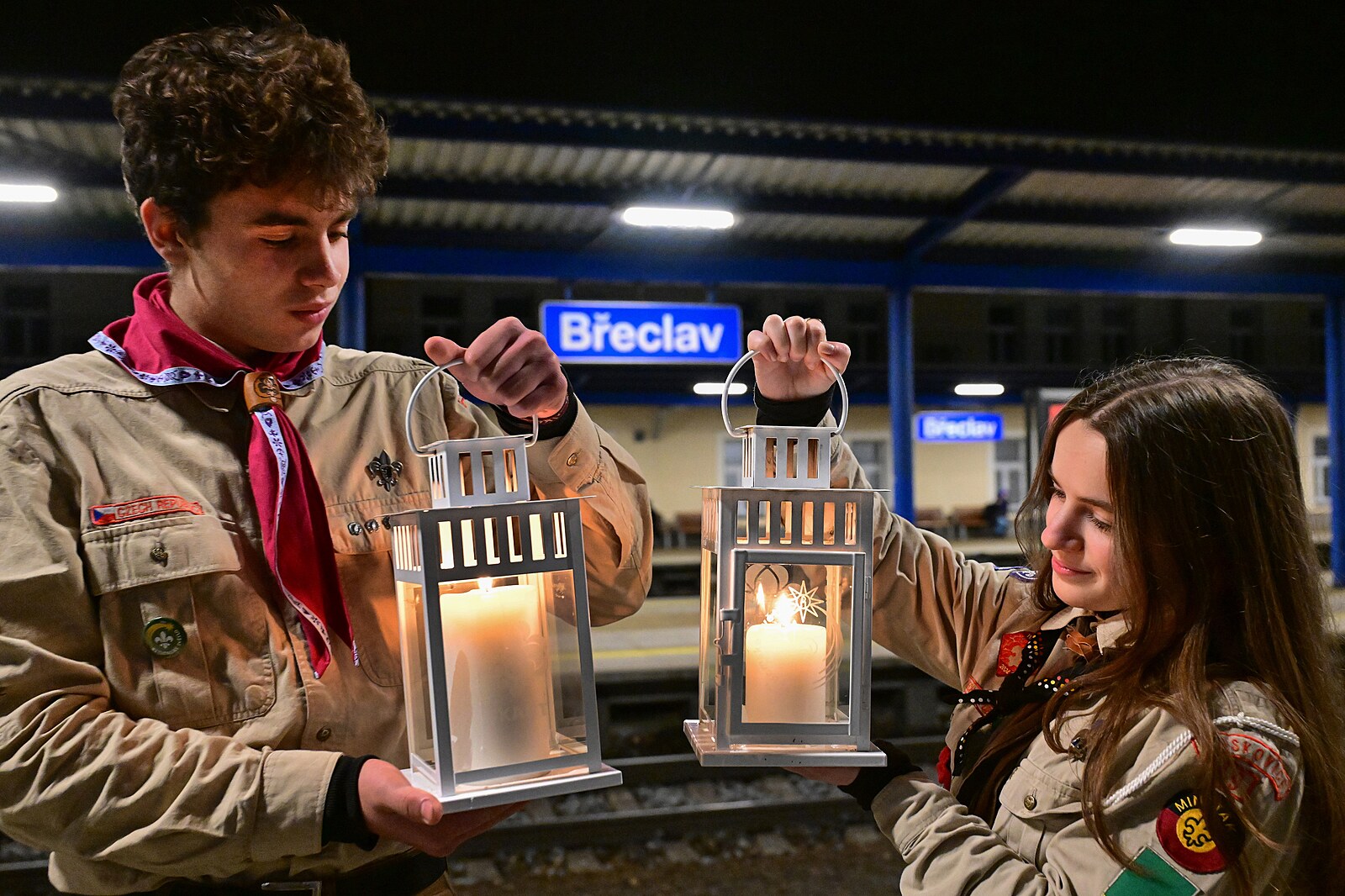 Brněnští skauti přivezli do Česka betlémské světlo, lidem ho rozvezou za týden