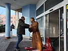 Do Fakultn nemocnice Ostrava piputoval i letos betlm v ivotn velikosti,...