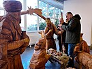 Do Fakultn nemocnice Ostrava piputoval i letos betlm v ivotn velikosti,...