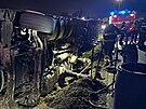 idi nkladnho vozu sjel v Micch do pkopu u silnice. (9. prosince 2025)