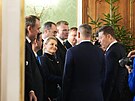 P�ijetí p�edsedy PSP �R Tomia Okamury prezidentem Slovenské republiky Peterem...