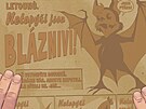 �Na netopýry bude �as pozd�ji,� volá v nov� vycházejícím komiksu otec Thomas na...