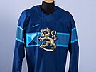Finské hokejové dresy pro olympijské hry 2026.