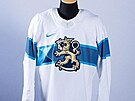 Finské hokejové dresy pro olympijské hry 2026.