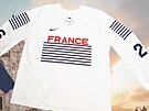Hokejové dresy Francie pro olympijské hry 2026.