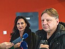 Nmstek brnnsk primtorky Ren ern a nmstkyn Karin Podivinsk, kte...