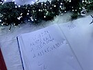Sem tam se v nvtvn knize objev i vzkaz uren pro jeka. (9. prosince...