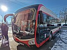 Jeden ze dvou zbrusu nov�ch autobus� SOR NSG 12, kter� Dopravn� podnik m�sta...