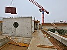 Stavba plaveckho baznu v Psku (3. prosince 2025).