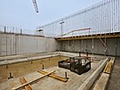 Stavba plaveckho baznu v Psku (3. prosince 2025).