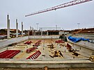 Stavba plaveckho baznu v Psku (3. prosince 2025).