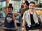 Mu� nemá ruce, ale sám �íká, �e si hendikepovaný nep�ipadá. Rád lidem opakuje,...