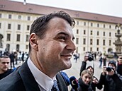 Na Hrad k prezidentu Petru Pavlovi dorazil i poslední dnení kandidát, Petr...