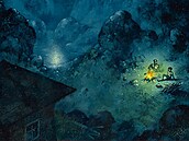 Ilustrace Pavla echa k Chat v Jezerní kotlin