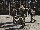 N�me�tí vojáci na cvi�i�ti Oberlausitz u Weisskeisselu (6. zá�í 2025)