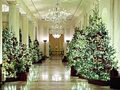 Vánoní dekorace v americkém Bílém dom (1. prosince 2025)