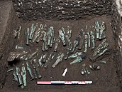 Egyptologové v troskách starovkého msta Danet v delt Nilu vykopali...