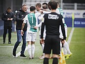 Jablonetí hrái slaví s trenérem Luboem Kozlem trefu Jana Chramosty.