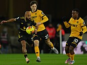 Ladislav Krejí se snaí obrat o mí Bryana Mbeuma.