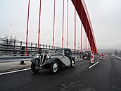 Silniái oteveli ást dálniního úseku D55 mezi Otrokovicemi a Napajedly....