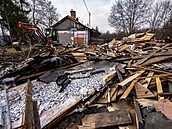 Ostravská kolonie Bed�i�ka poté, co padl poslední objekt ze sou�asné vlny...