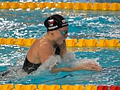 Plavkyn Kristýna Horská ve finále dvoustovky prsa.