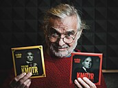 Oldich Kaiser s audioknihami Kmotr a Poslední kmotr, kterým propjil svj hlas