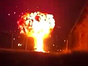 Ropovod Druba je v plamenech