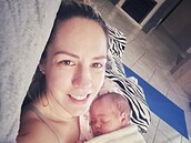 Dceru Lillinku si olympionika Petra Chocová odnesla dom den ped Vánocemi.