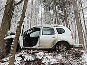 První ze dvou aut, která bhem necelých dvou týdn ukradl recidivista na...