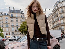 Zkrácená vesta není na zah�átí, ale pouze na efekt, o tom net�eba polemizovat....