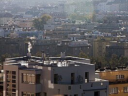 Pohled ze St�e�ovic na bytové domy v Praze B�evnov�, ilustra�ní snímek. (17....