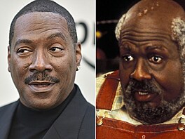 Herec Eddie Murphy se díky kostým�m zm�nil hned n�kolikrát ve filmu Zamilovaný...