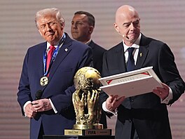 Americký prezident Donald Trump se stal prvním dr�itelem nové Ceny míru, kterou...