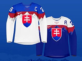 Takto vypadají dresy Slovenska na Zimní olympijské hry 2026 v Itálii.