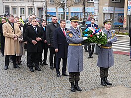 P�edseda Sn�movny Tomio Okamura (SPD) na své první zahrani�ní cest� na...