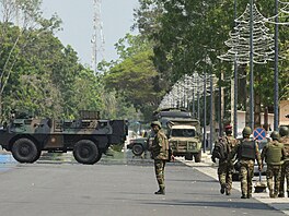 Záb�ry z afrického Beninu, kde do�lo k potla�ení pokusu o pu� (7. prosince...