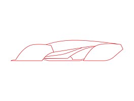 Hypercar Xera -poh�ad z boku- linky