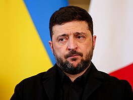 Ukrajinský prezident Volodymyr Zelenskyj se ú�astní sch�zky s n�meckým...
