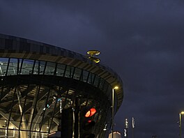 Stadion Tottenhamu Hotspur v Londýn� pár hodin p�ed utkáním Ligy mistr� proti...