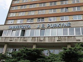 Budovu v Ho�ení ulici te� vyu�ívají katedry pedagogické fakulty.