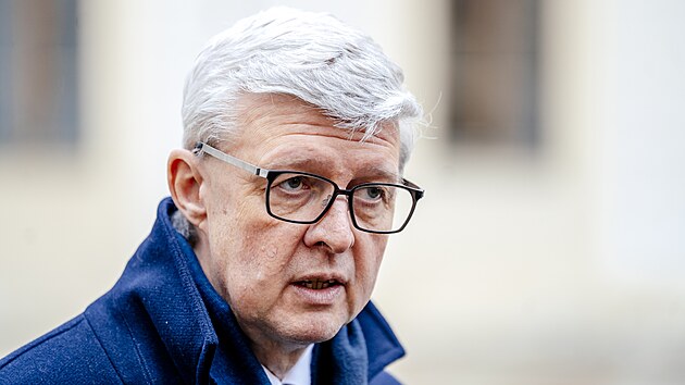 Na konzultace s prezidentem Petrem Pavlem dorazil na Hrad Karel Havl��ek (ANO), kandid�t na ministra pr�myslu a obchodu. (1. prosince 2025)