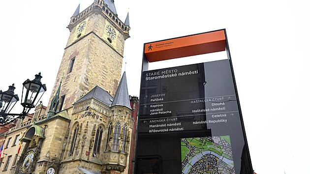 Nová pěší navigace v Praze. (2. prosince 2025)