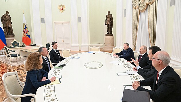 Americk� zmocn�nec Steve Witkoff jednal v Moskv� s rusk�m vl�dcem Vladimirem Putinem. (2. prosince 2025)