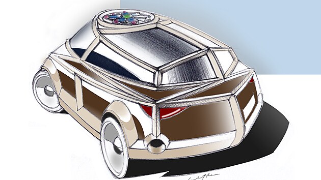 Gothic - n�vrh auta budoucnosti Mat�je Sulitky v gotick�m slohu