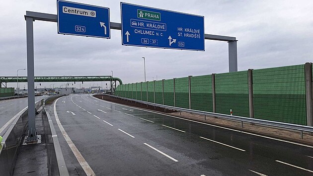 Slavnostn oteven severovchodnho obchvatu Pardubic. (5. prosince 2025)